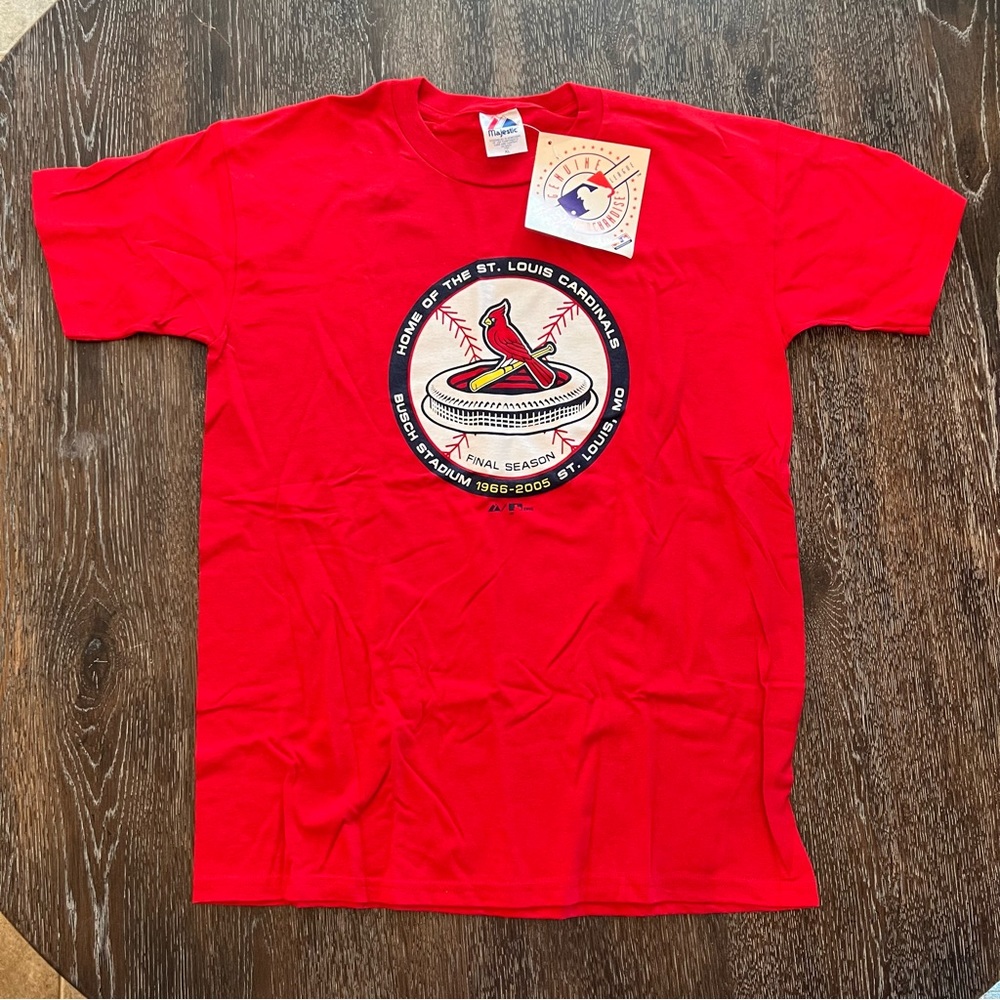 St Louis Cardinals Busch Stadium Final Season T-Shirt 2005 NWT